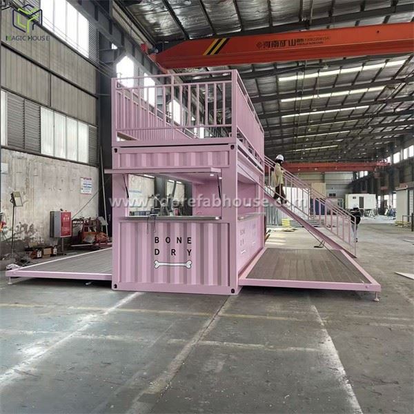 20ft Double-layer Container Coffee Bar manufacturers